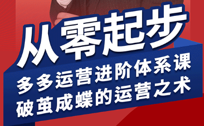 海神·拼多多运营进阶系统课(更新2026)-爱尚网赚