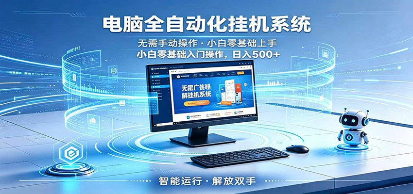 智能广告挂机无需值守，小白上手轻松实现每日增收-爱尚网赚