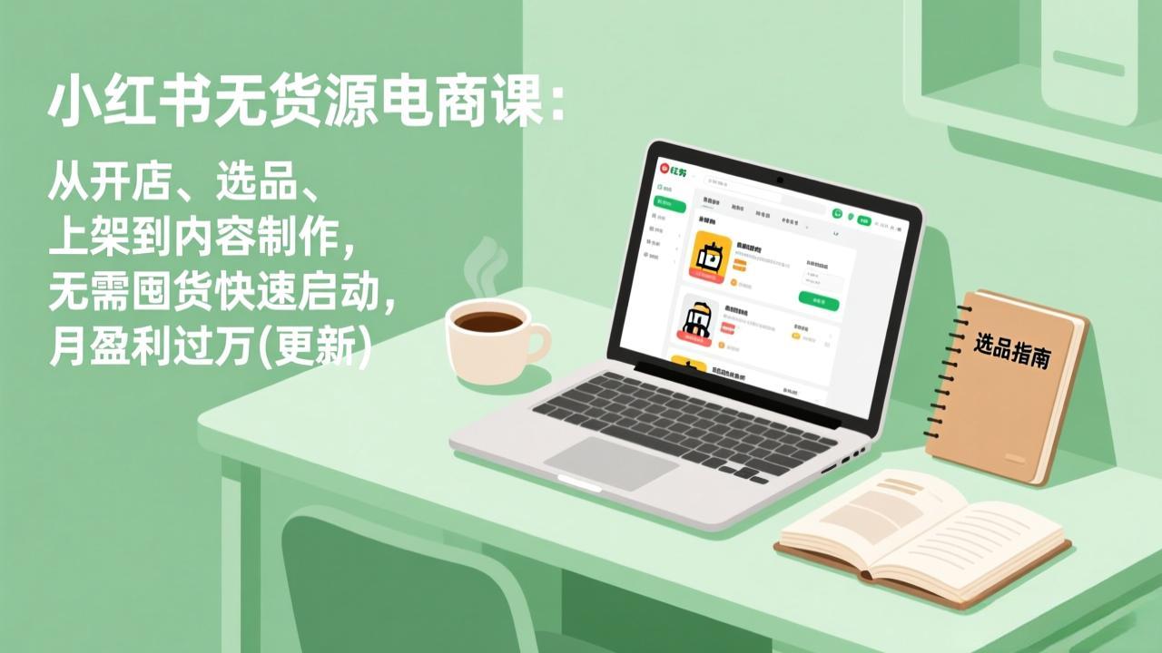 小红书无货源电商课(5月12更新-爱尚网赚