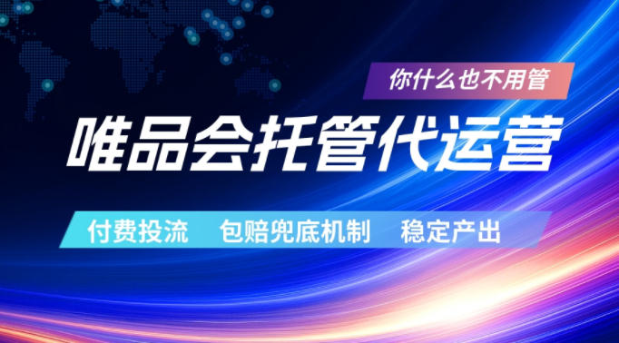唯品会托管代运营，付费投流玩法，包赔兜底机制，稳定产出【揭秘】-爱尚网赚