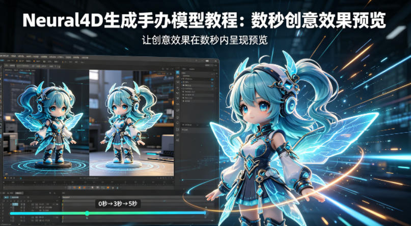 Neural4D生成手办模型教程，让创意效果在数秒内呈现预览-爱尚网赚