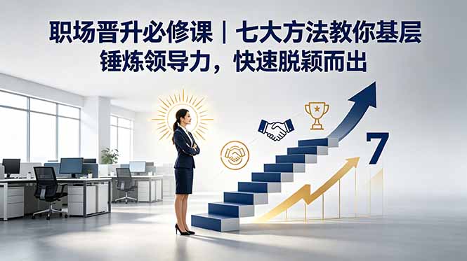 付费文章：职场晋升必修课｜七大方法教你基层锤炼领导力，快速脱颖而出-爱尚网赚