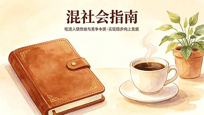 付费文章：混社会指南，吃透人情世故与竞争本质，实现稳步向上发展-爱尚网赚
