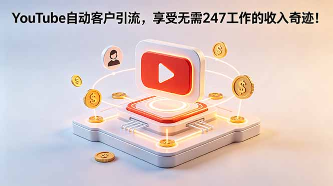 YouTube 自动客户引流，享受无需 247 工作的收入奇迹！【原创双语字幕】-爱尚网赚