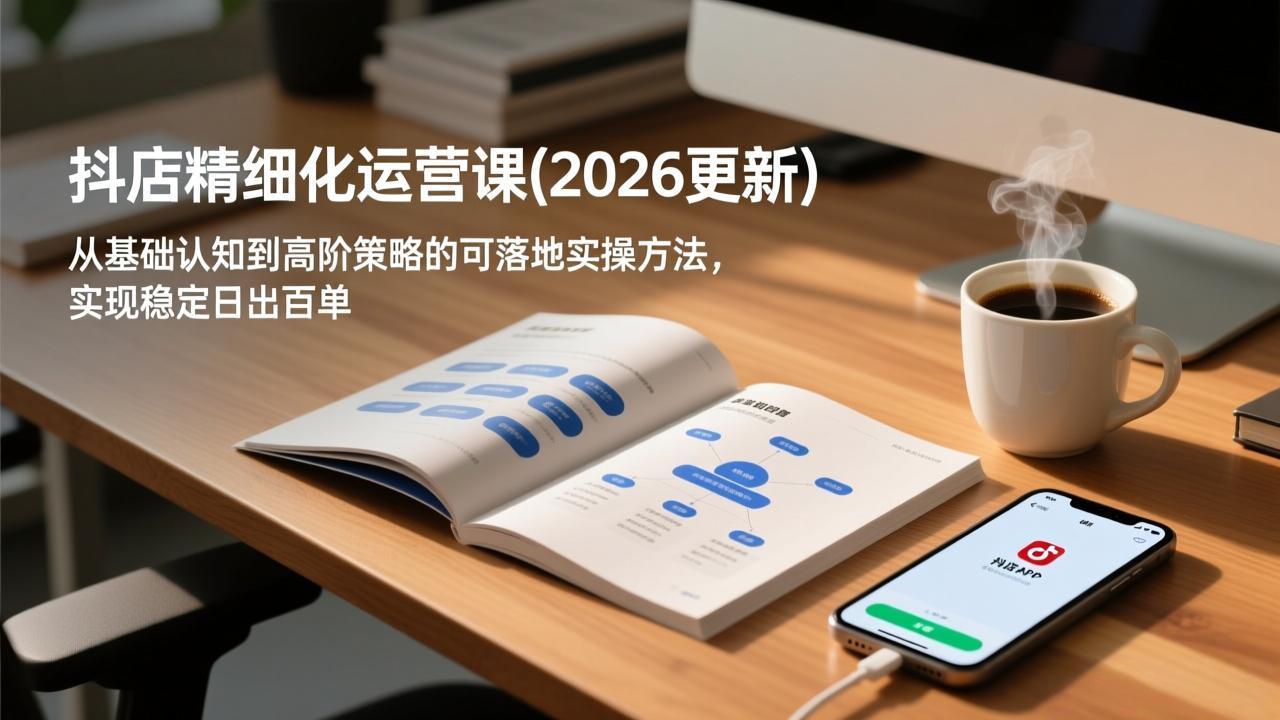 抖店精细化运营课(更新5月-爱尚网赚