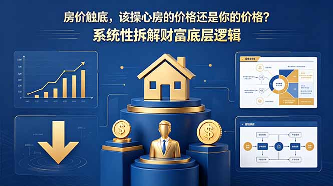 付费文章：房价触底，该操心房的价格还是你的价格？系统性拆解财富底层逻辑-爱尚网赚