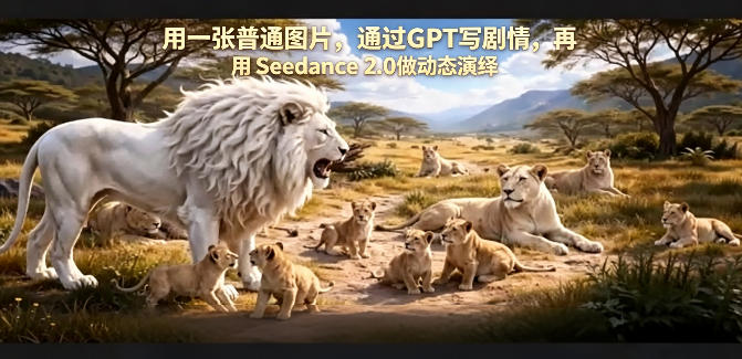用一张普通图片，通过GPT写剧情，再用Seedance 2.0做动态演绎，居然能生成迪士尼风格搞笑动画-爱尚网赚