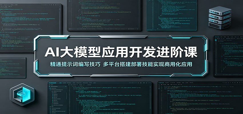 AI大模型应用开发进阶课：精通提示词编写技巧，多平台搭建部署技能实现商用化应用-爱尚网赚