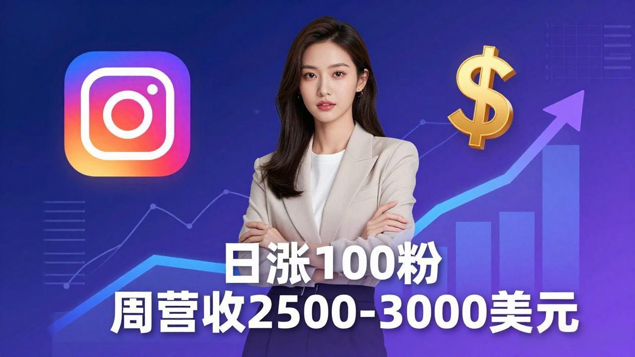 想做数字产品？Sheri亲授：日涨100粉、每周2500至3000美元的营收，Instagram躺着赚-爱尚网赚