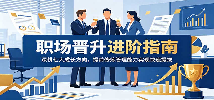 职场晋升进阶指南：深耕七大成长方向，提前修炼管理能力实现快速提拔-爱尚网赚