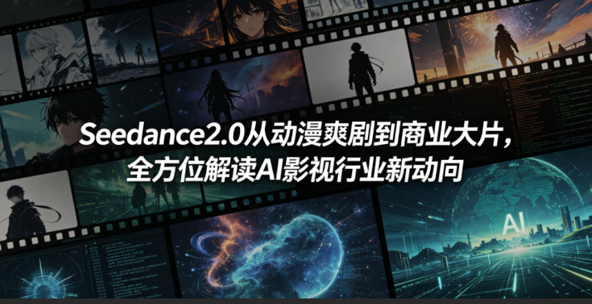 Seedance2.0从动漫爽剧到商业大片，全方位解读AI影视行业新动向-爱尚网赚