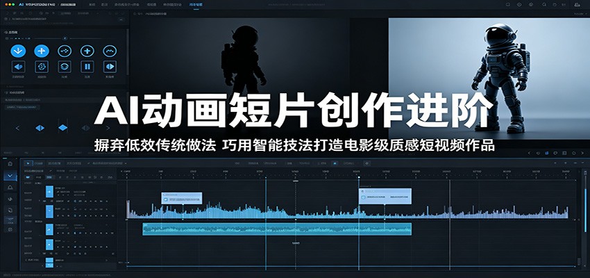 AI动画短片创作进阶：摒弃低效传统做法，巧用智能技法打造电影级质感短视频作品-爱尚网赚
