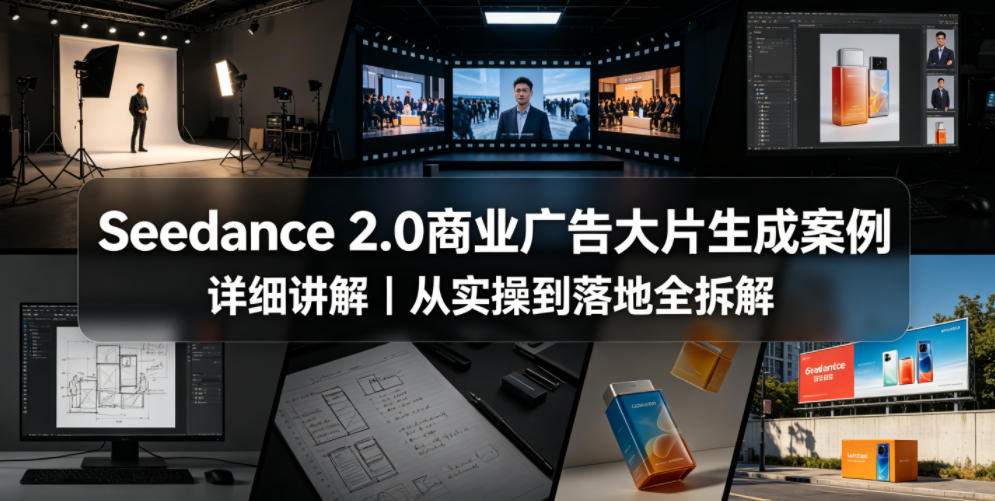 Seedance 2.0商业广告大片生成案例详细讲解｜从实操到落地全拆解-爱尚网赚