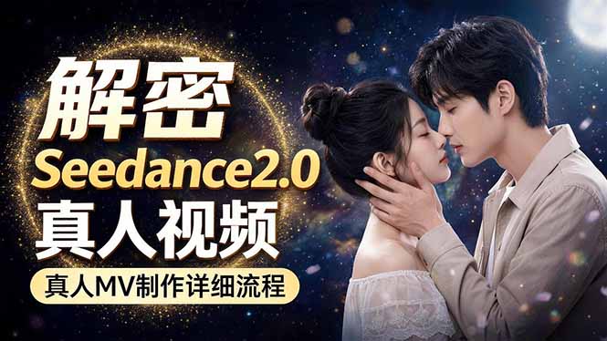 Seedance 2.0电影级真人 MV全流程拆解：提示词、运镜、粒子特效，手把手实操-爱尚网赚