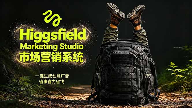 AI广告工作流实战：从脚本到画面用Higgsfield完成，商家也能做品牌视频，省万元成本！附提示词-爱尚网赚