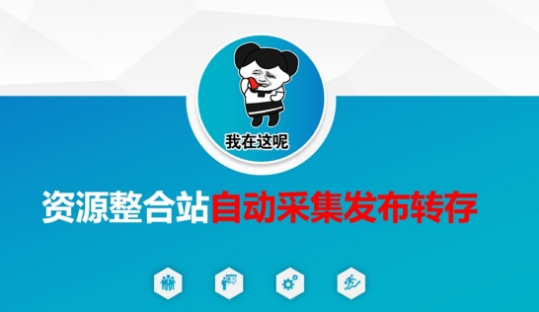资源整合站自动采集发布转存，解放双手-爱尚网赚